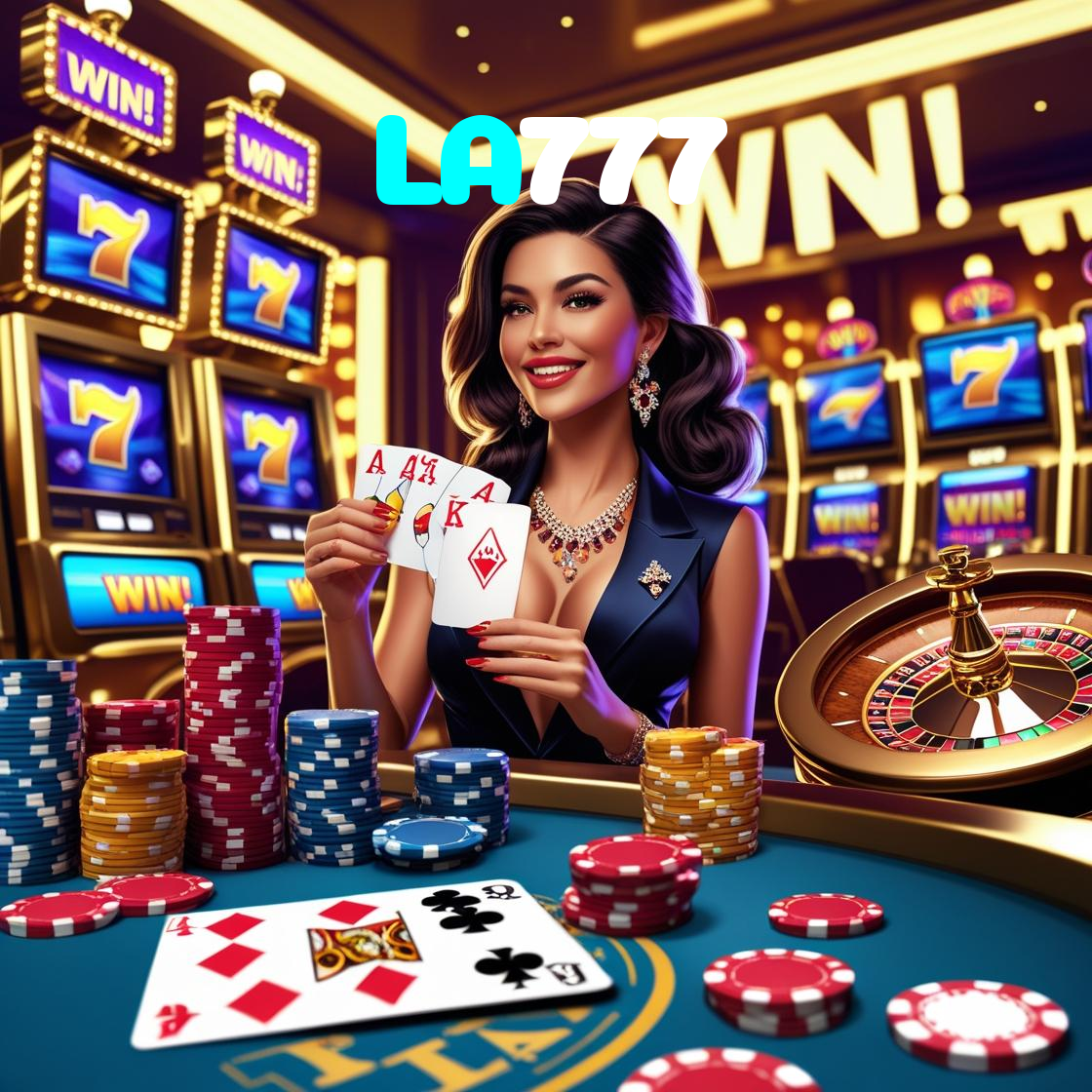 LA777：Ganhe com poker, blackjack e apostas em futebol no cassino online!